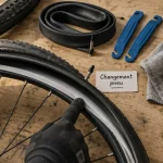 Changer pneu vélo : démonter pneu sans pincer la chambre à air